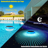 1 x RAW Customer Returns Solar Floating Pool Light, LED pool lighting with color change, waterproof pond lighting for garden decoration, underwater light for swimming pools, water parks and pools, ponds, fountains - 2 pieces - RRP €26.21