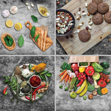 1 x RAW Customer Returns Photography Background 6 Pieces 57 x 88 cm 2 in 1 Food Flat Lay Table Top Photography Double Sided Backgrounds for Gourmet, Cosmetics,Tableware,Blogger Online Shops Product Photography B  - RRP €35.28