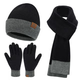 3 x Brand New ZASFOU Women Winter Hat Scarf Touch Screen Gloves Set Warm Knitted Beanie Hats Long Scarves Glove Christmas Gift for Women - RRP €80.97