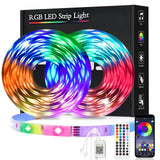 1 x RAW Customer Returns PSTAR LED Strip 40 Meters, Bluetooth RGB Smart LED Strips 40M with Remote Control, App Control, Music Synchronization, Colorful LED Lights for Bedroom Decorations Kitchen Bar Party Bed - RRP €24.99