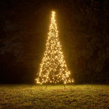 1 x RAW Customer Returns Fairybell LED Christmas tree for outdoors - 4 meters - 640 LEDs - Christmas tree including mast - warm white - RRP €352.9