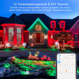 2 x RAW Customer Returns DUSKTEC LED outdoor spotlight RGB, 80W floodlight dimmable outdoor spotlight, color changing warm white floodlight spotlight, IP66 waterproof outdoor spotlight Bluetooth APP control for indoor garden tree party - RRP €74.74