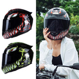 1 x RAW Customer Returns GoolRC Motorcycle Helmet Rading Mode Full Face Lightweight for Motorcycle Racing, Size M - RRP €58.48