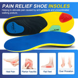 1 x RAW Customer Returns Orthopedic Insoles for Plantar Fasciitis, Flat Foot, Professional Sports Insoles Men Gel Sole for Women Shoes, Heel Spur Insole for Pronation, Metatarsalgia 44-46 - RRP €22.18