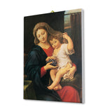 1 x RAW Customer Returns Fratelli Bonella Canvas Madonna del Cluster 30 x 40 cm Made in Italy - RRP €52.32