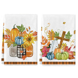 7 x Brand New Autumn Harvest Tea Towel Pumpkins Maple Leaves Sunflowers Autumn Kitchen Towels Tea Towels Thanksgiving Kitchen Towel Super Absorbent, Autumn Decoration Pumpkin Thanksgiving Christmas 2 Pack, 70x 45 cm - RRP €142.8