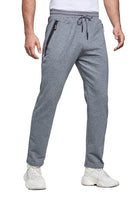 1 x RAW Customer Returns HCSS jogging pants men s training pants men s sweatpants cotton sports pants long slim fit with zip pockets gray-XXL  - RRP €32.99