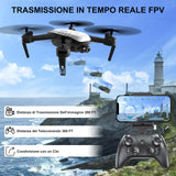 1 x RAW Customer Returns Drone with 1080P HD Camera, Wipkviey T6 Professional Drones for Kids and Beginners - RRP €70.58