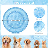 1 x RAW Customer Returns Yerloa Cooling Mat Dog Upgrade Pet Cooling Mat for Dogs Cats, Cooling Mat Cat with Non-Toxic Gel, Washable Comfortable Pet Mat for All Pets, Summer Keep Your Pet Cool, 61 61cm - RRP €20.15