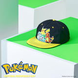 1 x RAW Customer Returns Pokemon Baseball Cap Snapback Cap Kids Boys Bucket Hat Kids Hats Fisherman Hat Boys Girls Fisherman Hat Fishing Hat Sun Hat Kids Pikachu Official Merchandise Black Yellow  - RRP €19.67