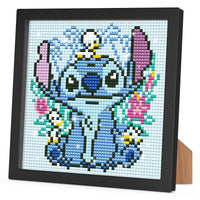 1 x Brand New RICUVED Stitch Diamond Painting Children Set with Frame, 5D DIY Cartoon Diamond Painting Pictures, 5d Diamond Painting with Frame Creative Gifts for Girls and Boys Home Wall Decor 18 x 18 cm - RRP €20.4