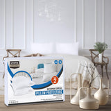 1 x RAW Customer Returns Utopia Bedding Waterproof Pillow Protector 50x70 cm Set of 2 with Zipper, Oeko-Tex Certified Pillowcase - RRP €14.99