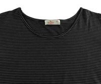 1 x RAW Customer Returns ELFIN Women s T-Shirt Short Sleeve Stripe Shirt Summer Top Casual Blouse Tops Basic Tee - RRP €20.16