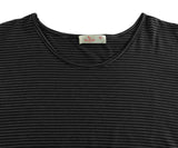 1 x RAW Customer Returns ELFIN Women s T-Shirt Short Sleeve Stripe Shirt Summer Top Casual Blouse Tops Basic Tee - RRP €20.16