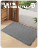 1 x RAW Customer Returns Color G Indoor Doormat 90 x 150 cm, Dirt Trapper Mat, Non-Slip Doormat, Indoor, Washable, Entrance Rug, Indoor Doormat, Front Door, Thin Door Mat, Indoor for Entrance, Hallway, Garden, Indoor, Pet Grey  - RRP €56.99