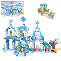 1 x RAW Customer Returns COGO Friends Girls Princess Castle Building Blocks Frozen Castle Construction Toy Sets Princess Toys for Girls from 6 Years Creative Gift Educational Toy 477 Pieces - RRP €39.12