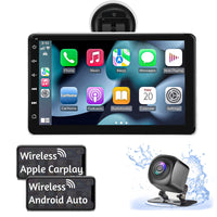 1 x RAW Customer Returns 2023 Newest Wireless Apple Carplay Android Auto, 7 inch HD IPS Touch Screen Car Radio, with Mirrorlink, Bluetooth, Rear View Camera, AUX USB TF, for Trucks, SUVs, Pickups, RVs, Vans - RRP €141.17