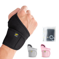 1 x RAW Customer Returns Bracoo WS10 Right Left Wrist Brace for Men and Women, Tendinitis Wrist Brace Suitable for Weight Training, Used to Relieve Painful Carpal Tunnel Tendinitis Brace Brace - Black - RRP €10.07