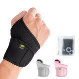 1 x RAW Customer Returns Bracoo WS10 Right Left Wrist Brace for Men and Women, Tendinitis Wrist Brace Suitable for Weight Training, Used to Relieve Painful Carpal Tunnel Tendinitis Brace Brace - Black - RRP €10.07