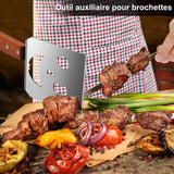 1 x RAW Customer Returns 7 in 1 BBQ Accessories Unique BBQ Accessories BBQ Accessories for Outdoor Camping Gifts for Men - RRP €35.19