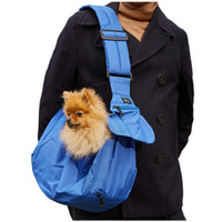 8 x Brand New Bella Balu Blue Carrier Bag for Dogs and Cats Lightweight sling OR dog bag for small dogs up to 7kg for traveling, walking and dog walking - RRP €207.92