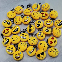 1 x RAW Customer Returns 20 Mini Plush Emoji Keychain Emoticons Keychains for Kids and Adult Gift Birthday Party Christmas Party Filler Decoration Gift - RRP €13.99