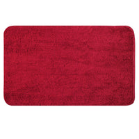 1 x RAW Customer Returns MIULEE Bathroom Rug Bath Mat Non-Slip Washable Bath Mat Bed Mat Bath Mat Absorbent Shower Mat Doormat for Living Room Bedroom Bathroom 40 x 60 cm Red - RRP €15.61