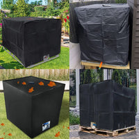 1 x RAW Customer Returns IBC Tank Cover, IBC Tank Accessories 420D Tank Protective Cover with Zipper Water Tank Dustproof Anti-UV Waterproof Protective Cover for 1000L IBC Tank Container Cover Rainwater Tank - RRP €22.99