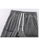 1 x Brand New zitysport Thermal Jogging Pants Lined Men s Fleece Pants Jogger Training Pants Drawstring Warm Lined Sports Pants with Pockets Men s Fleece Pants for Winter Men s Sweatpants L-Dark Gray  - RRP €33.99