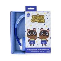 1 x RAW Customer Returns OTL Technologies Animal Crossing Timmy and Tommy Kids Wired Headphones, Blue - RRP €21.6