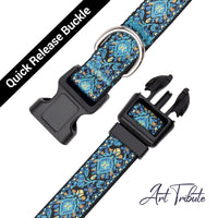 1 x RAW Customer Returns Dog Collars for Small, Medium and Large Dogs - Designer patterns on durable, adjustable, strong and long lasting collars for dogs stunning patterns and colors - RRP €13.06