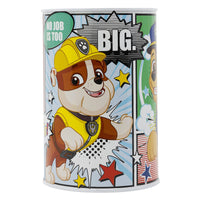 1 x RAW Customer Returns Metal money box for children - Paw Patrol comic book - RRP €9.3