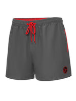 1 x RAW Customer Returns Ladeheid men s swimming trunks, beach shorts, swimming trunks LA40-199 graphite, S  - RRP €18.9