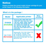 1 x RAW Customer Returns LCL Compatible Toner Cartridge MLT-D1042S MLT-D1043S 1 Black Replacement for Samsung ML-1660 ML-1660N ML-1661 ML-1665 ML-1665K ML-1666 ML-1670 ML-1675 ML- 1860 ML1865W ML1865 ML-1865W SCX-3200 SCX-3200W - RRP €19.59