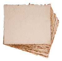 1 x RAW Customer Returns Wanderings Handmade Vintage Laid Paper - 25x30 cm - 25 Blank Sheets - Watercolor, Mixed Media for Writers, Artists - Paintings, Posters, Extra Thick 300 GSM Recycled Paper - RRP €23.89