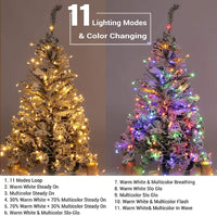 1 x RAW Customer Returns Christmas decoration fairy lights indoor, 2 pieces 10M 100 LED warm white and colorful 4 in 1 USB fairy lights with 11 modes remote control dimmable outdoor fairy lights - RRP €22.99