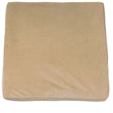 1 x Brand New Hihealer Meditation Cushion Zabuton with Velvet Cover - Deluxe Large Square Meditation Cushion Yoga Floor Cushion Mat for Knee and Seat Support, Women, 80 x 80 x 8 cm - RRP €30.0