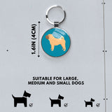 1 x Brand New DISONTAG QR Code Dog Tag ID 41 Dog Breeds Personalized Social Online Page-Free Online Pet Profile-Modifiable-Privacy Control-No APP Required - RRP €16.8