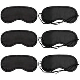 1 x RAW Customer Returns ITME Sleep Mask 6 Pieces Eye Mask Silk Sleep Mask Blindfold for Men and Women, Portable Sleeping Goggles with Elastic Bands for Travel Shift Work - RRP €6.04