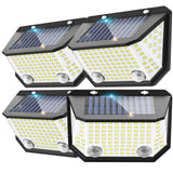 1 x RAW Customer Returns Kasonic Solar Dual Sensor Lights Outdoor, 6500K Solar Motion Fence Lights with 300 Lighting Angle, Suitable for Homes, Waterproof Solar Stair Lights, 4 Pack - RRP €29.99