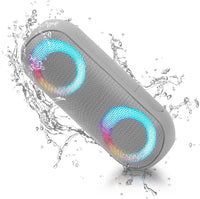 1 x RAW Customer Returns NOTABRICK Bluetooth Speaker, Music Box with RGB LED Light, Portable Wireless Bluetooth Box, 30W True Wireless Stereo, 24 Hours Battery, IPX7 Waterproof Boxes for Home, Garden, Outdoor - RRP €45.99