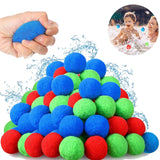 23 x Brand New Water Bombs Reusable, 24 Pieces Splash Ball, Water Balls, Children s Adult Water Ball Set, Refillable Water Bombs for Water Toys Children Outdoor, Pool Toys, Beach Toys - RRP €161.92