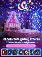 1 x RAW Customer Returns Starry sky projector children, music box baby girls, night light children s night light baby, bedside lamp children, LED starry sky projector baby, unicorn gifts for girls, baby gift girls - RRP €29.99