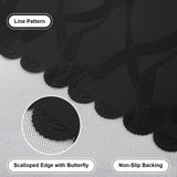 1 x RAW Customer Returns Homaxy PU tablecloth washable lotus effect high quality 350g m square 140 x 200 cm tablecloth ornaments tablecloth water-repellent table linen stain protection easy to clean, black - RRP €24.19