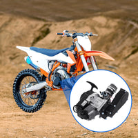 1 x RAW Customer Returns 49cc 50cc 2 Stroke Engine Mini Motor Pocket Bike Engine for Dirt Bike Quad Pocket Bike - RRP €85.99