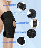 1 x RAW Customer Returns ProWaves Knee Brace Men Women with Side Stabilizers Patella Knee Brace Orthopedic Knee Brace Meniscus Knee Support for Meniscus Tear Knee Pain Sports Arthritis Recovery Adjustable M - RRP €20.12