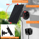 1 x RAW Customer Returns Solar Panel for Blink Camera Outdoor, 2W Blink Camera Solar Panel Compatible with Blink Outdoor, Blink XT2 XT Camera SimpliSafe Camera Not Included , IP66 Blink Outdoor 3rd Gen with Rubber Plug 1 Pack  - RRP €25.2