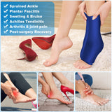 1 x RAW Customer Returns Ice Bag Wrap for Ankle and Foot Injuries, Reusable Gel Ice Bag for Hot and Cold Therapies Blue 1PCS, L  - RRP €29.99