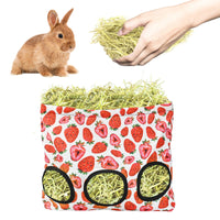 17 x Brand New Rabbit Hay Feeder, Hanging Hay Feeder Bag Rabbit Hay Feeder Bag Foldable Hay Storage Bag for Rabbit Guinea Pig Hamster Chinchilla L  - RRP €346.8