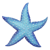 2 x Brand New Starfish Wall Decor Blue Starfish Hanging Wall Art Decor Sculpture Statues Ocean Decorations For Home Kids Room Office Garden Patio Fence Bathroom Yard Pool Indoor Outdoor Beach Theme - RRP €40.8